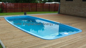 Customized Inground Fiberglass Schwimmbadschale außerhalb des Gartens