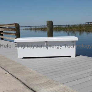 Fiberglas Marina Storage Box Standard Fiberglass Boat Dock Box