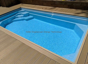 Rechteckiger Fiberglas-Swimmingpool im Freien FRP-Pool-Shell